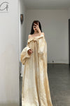Mutedance 24 Spring/Summer Wide Shoulder Dress Series Silk MD-MD24SS46-LUO Nude PM116